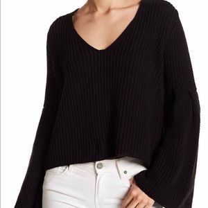 Free people bell sleeve sweater